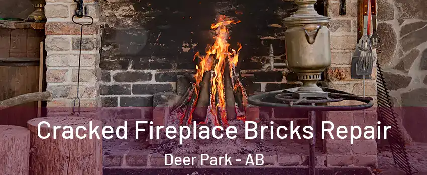  Cracked Fireplace Bricks Repair Deer Park - AB
