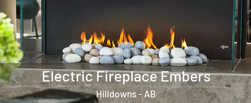  Electric Fireplace Embers Hilldowns - AB