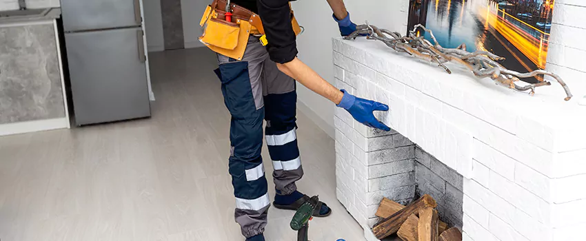 Outdoor Fireplace Restoration in Spruce Grove, Alberta