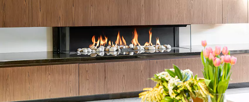 Outdoor Modern Fireplace Renovation Services in Spruce Grove, AB