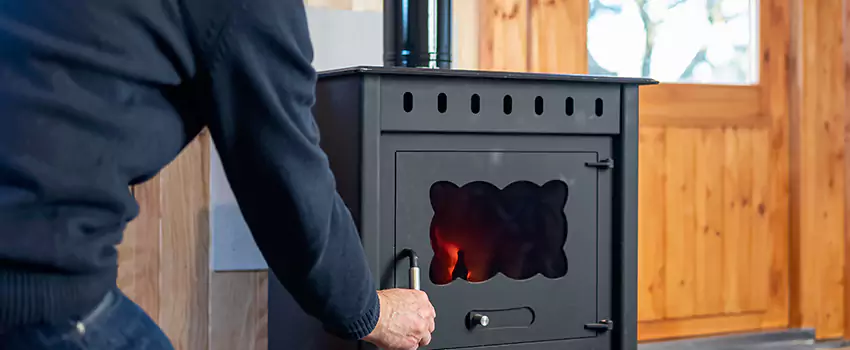 Pellet Stove Chimney Pipe Installation in Spruce Grove, AB