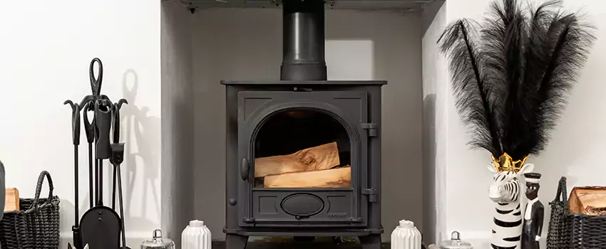 Thelin Hearth Products Providence Pellet Insert Fireplace Installation in Spruce Grove, AB