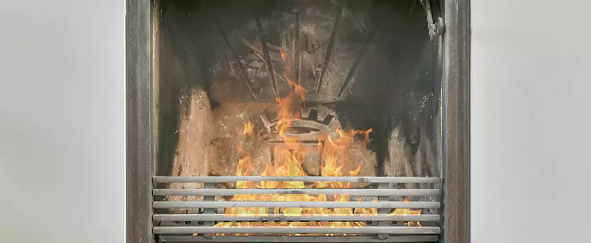 Travis Industries Linear Gas Fireplace Installation in Spruce Grove, Alberta