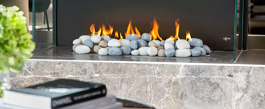 Double-Height Fireplace Design Refurbishment in Spruce Grove, Alberta