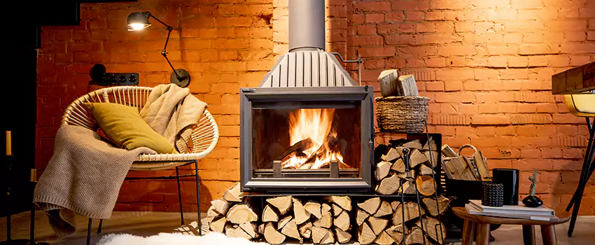 Pellet Stove Chimney Pipe Brackets Installation in Spruce Grove, AB