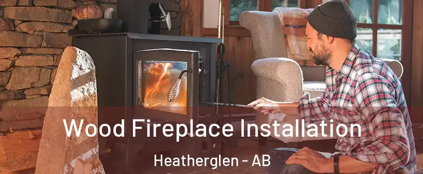  Wood Fireplace Installation Heatherglen - AB